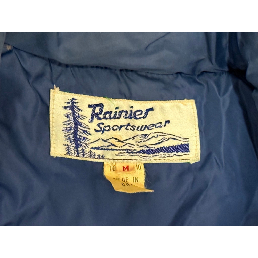 Vintage 70s-80s Rainer Sportswear Men's Down Puffer Vest Snap Front Sz M - Picture 4 of 9